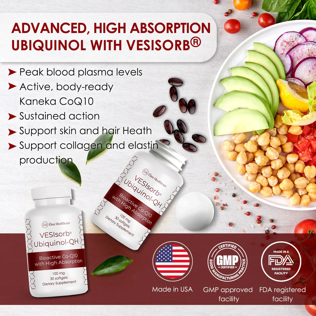 Bioactive Co-Q10 VESisorb Ubiquinol 泛醇